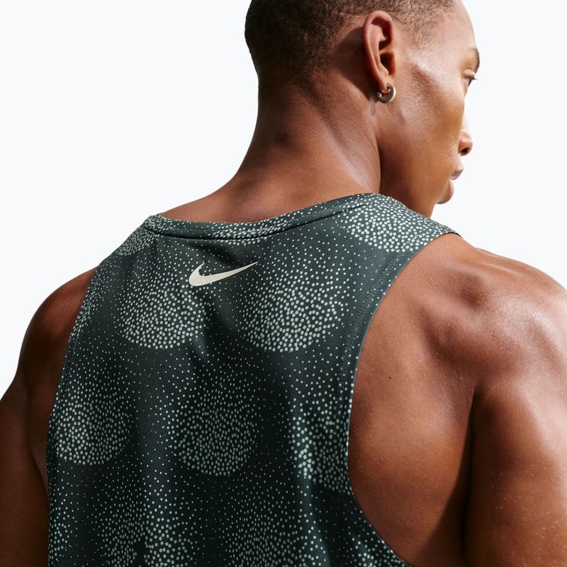 Férfi futópóló Nike Stride Dri-Fit ADV black spruce 5