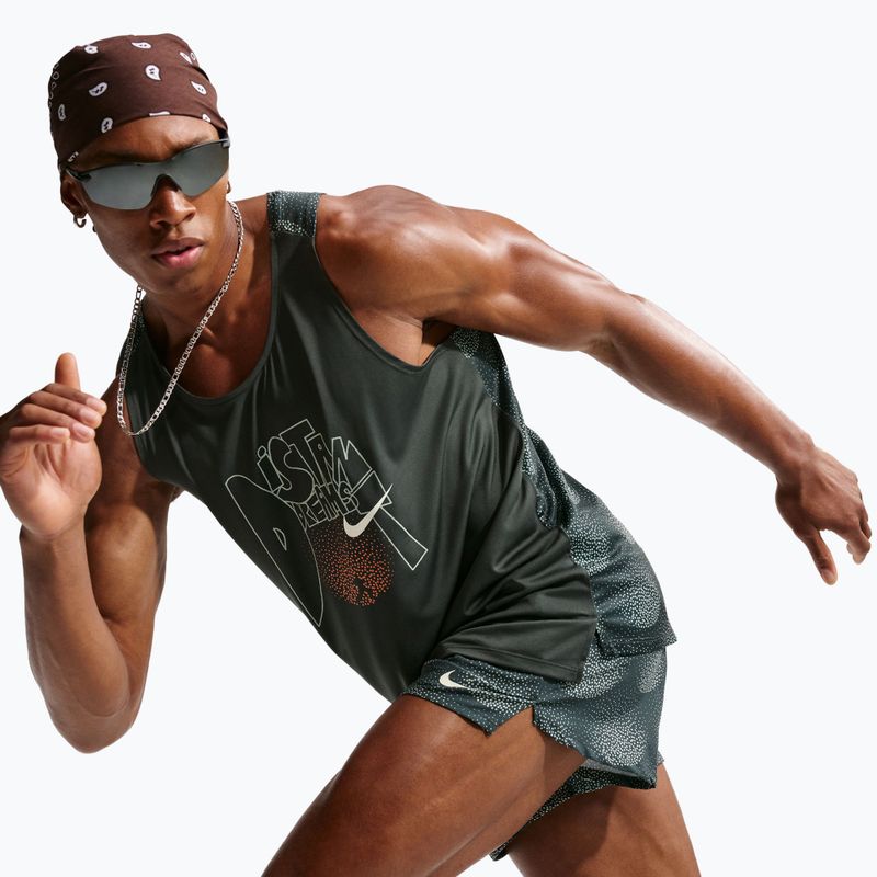 Férfi futópóló Nike Stride Dri-Fit ADV black spruce 6