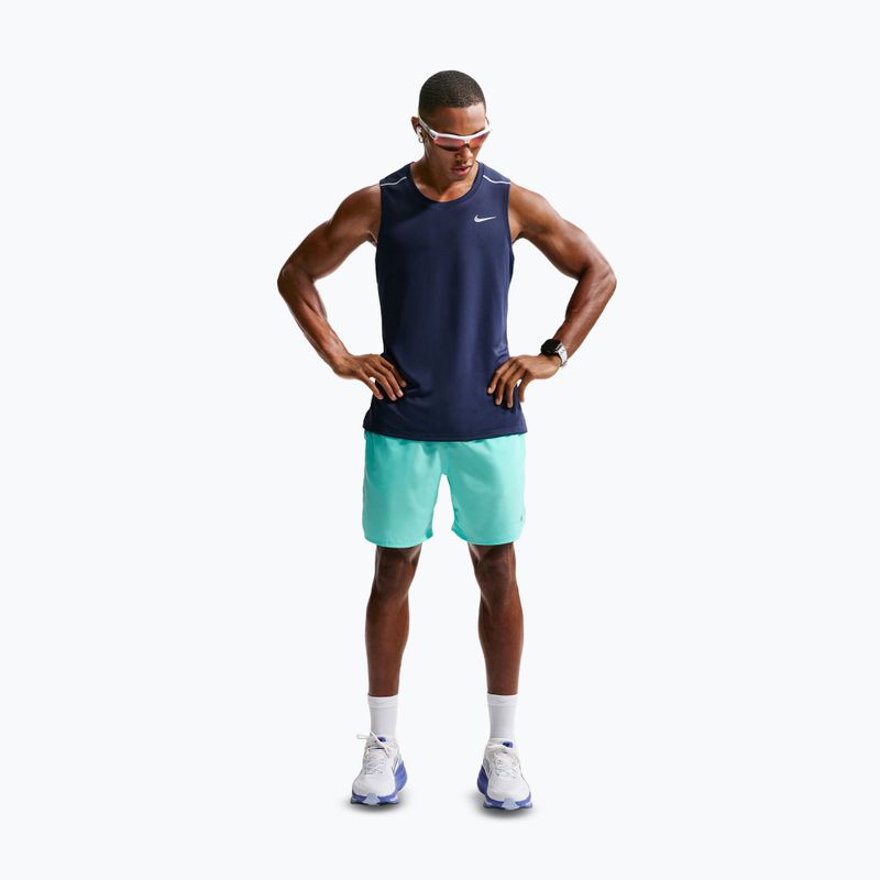 Férfi futópóló Nike Miler Dri-Fit midnight navy 2