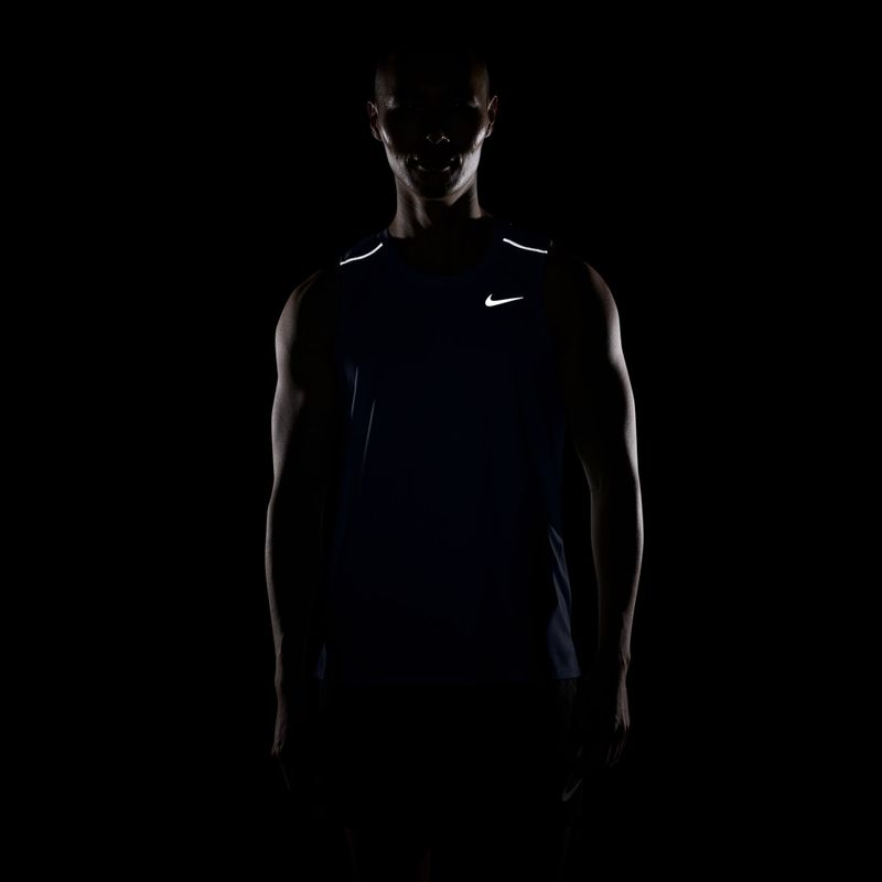 Férfi futópóló Nike Miler Dri-Fit midnight navy 7
