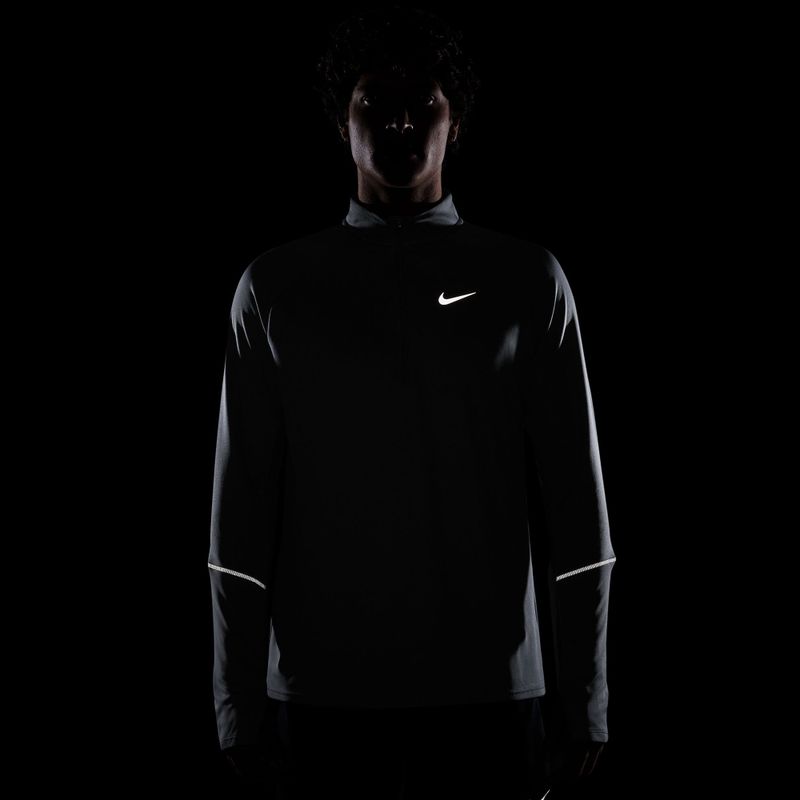 Férfi futó pulóver Nike Miler Dri-Fit UV 1/2 Zip smoke grey 7