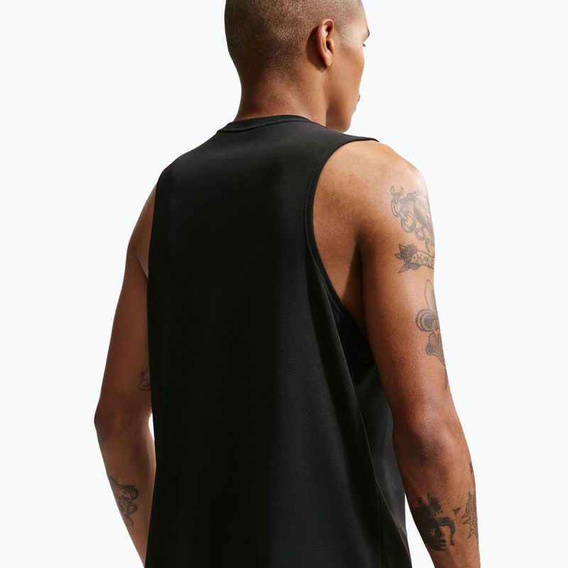 Férfi futópóló Nike Miler Dri-Fit black 5