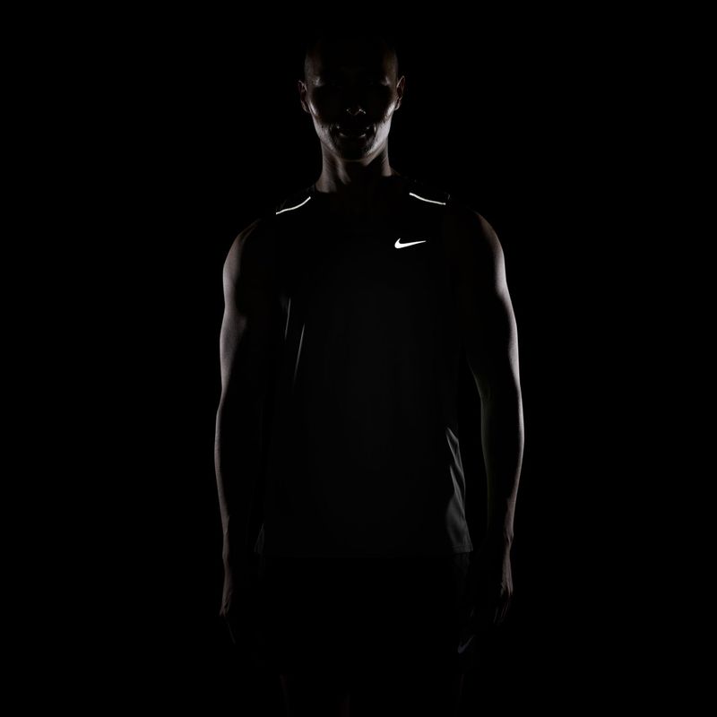 Férfi futópóló Nike Miler Dri-Fit black 7