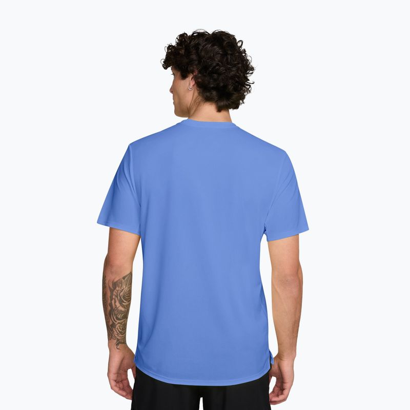 Férfi futópóló Nike Miler Dri-Fit UV royal pulse 2