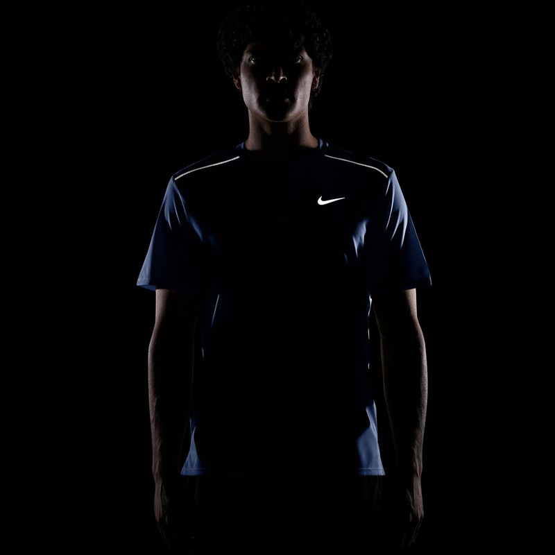 Férfi futópóló Nike Miler Dri-Fit UV royal pulse 4