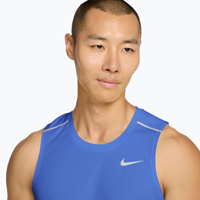 Férfi futópóló Nike Miler Dri-Fit royal pulse 3