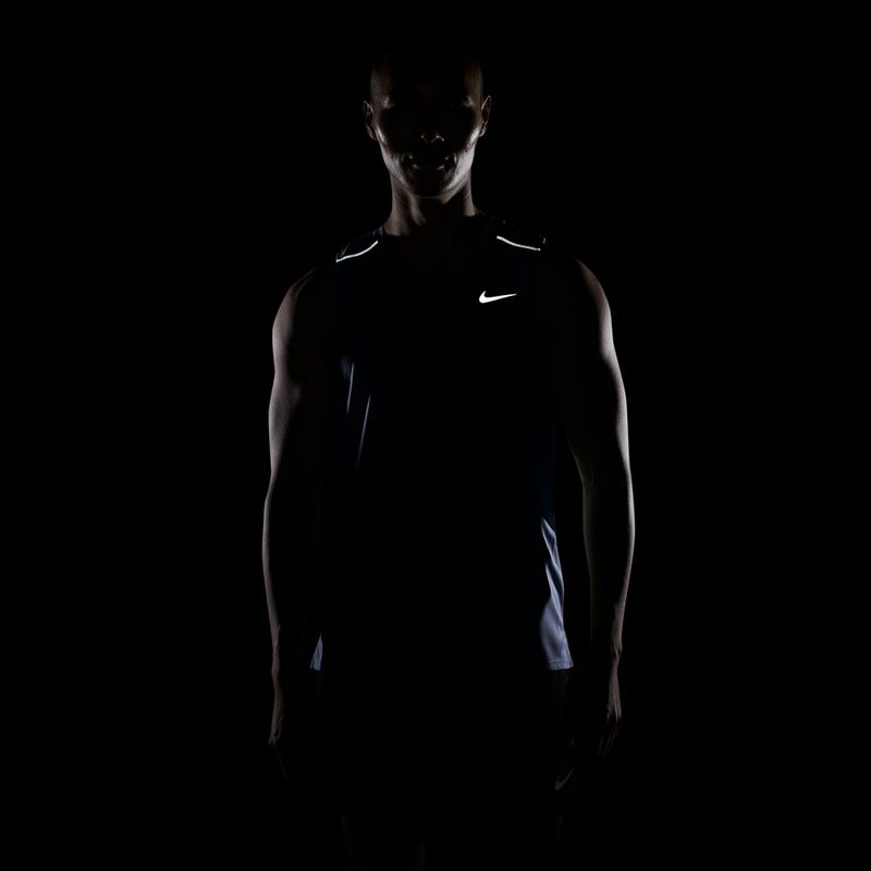 Férfi futópóló Nike Miler Dri-Fit royal pulse 4