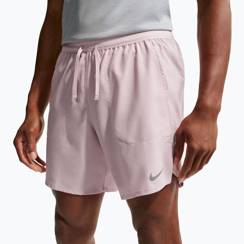Férfi futóshort Nike Stride Dri-Fit Brief-Lined 7" particle rose 5