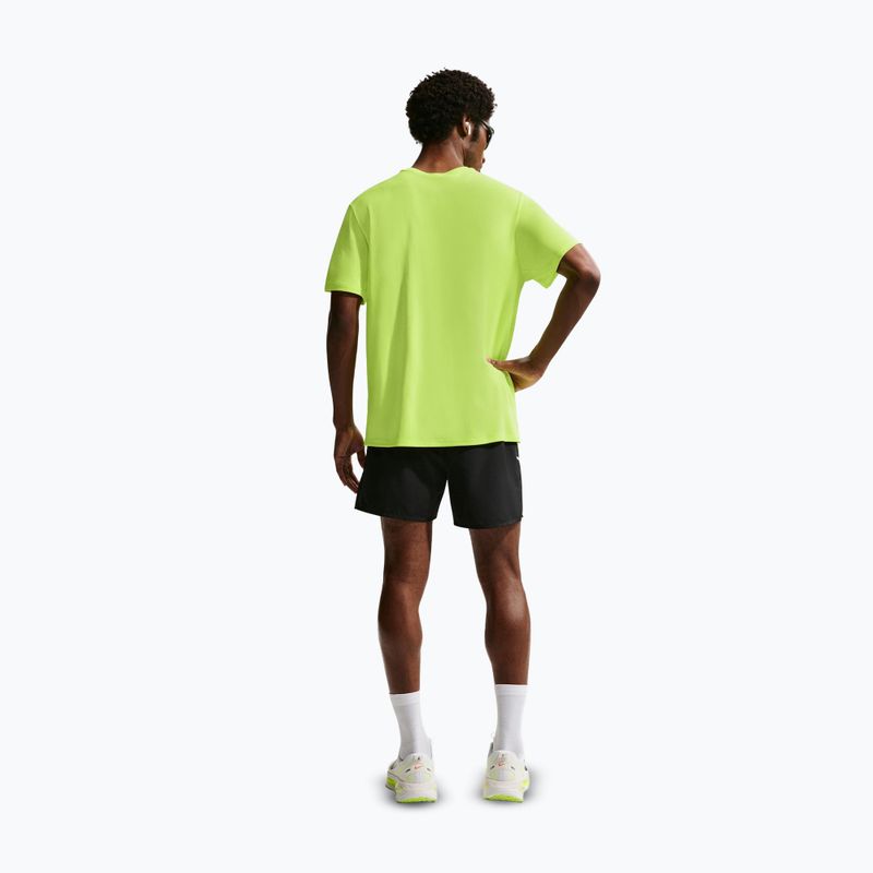 Férfi futópóló Nike Miler Dri-Fit UV volt ice 3