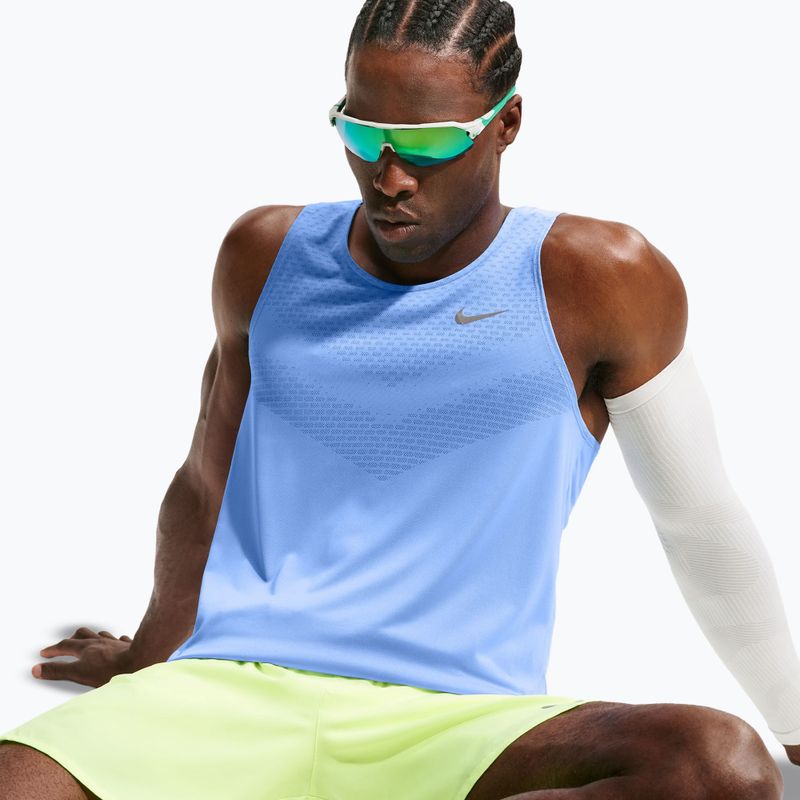 Férfi futópóló Nike Stride Dri-Fit ADV royal pulse 6