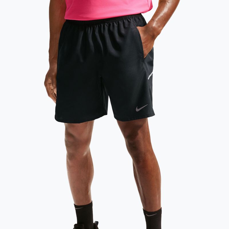 Férfi rövidnadrág Nike Miler Dri-Fit 7" black/black 4