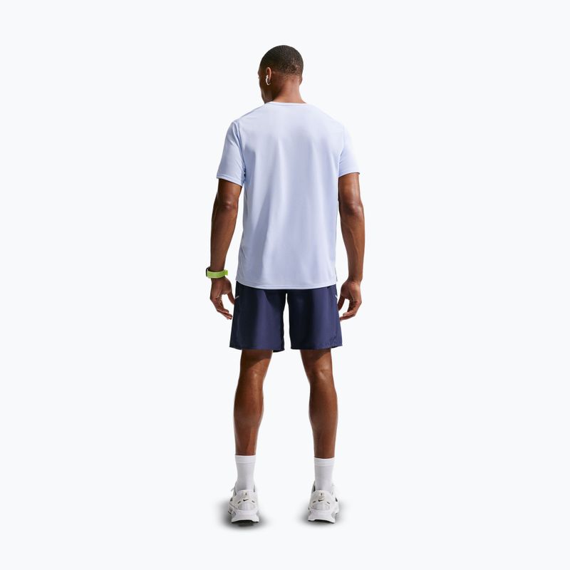 Férfi futópóló Nike Miler Dri-Fit UV hydrogen blue/lapis 3