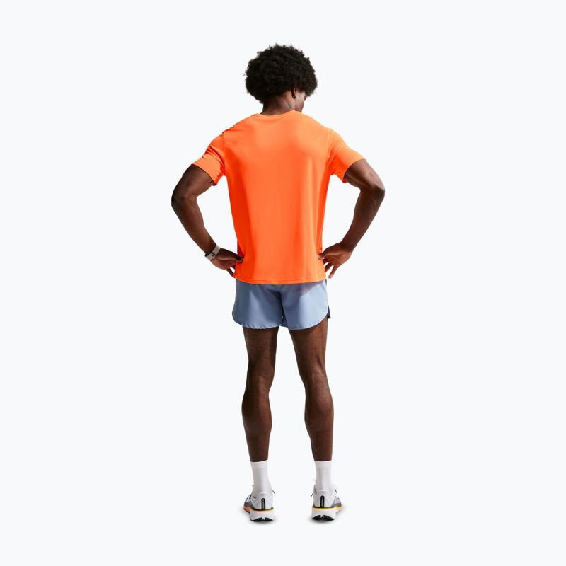 Férfi futópóló Nike Miler Dri-Fit UV total orange 2