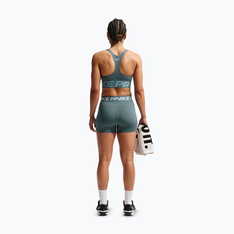 Edzőmelltartó Nike Pro Sculpt Medium Support mineral slate/denim turquoise/white 3