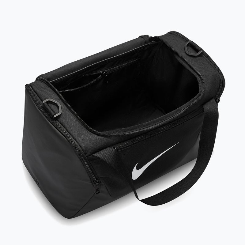 Edzőtáska Nike Brasilia Duffel Extra Small 24 l black/black/white 6