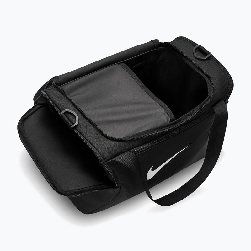 Edzőtáska Nike Brasilia Duffel Extra Small 24 l black/black/white 7