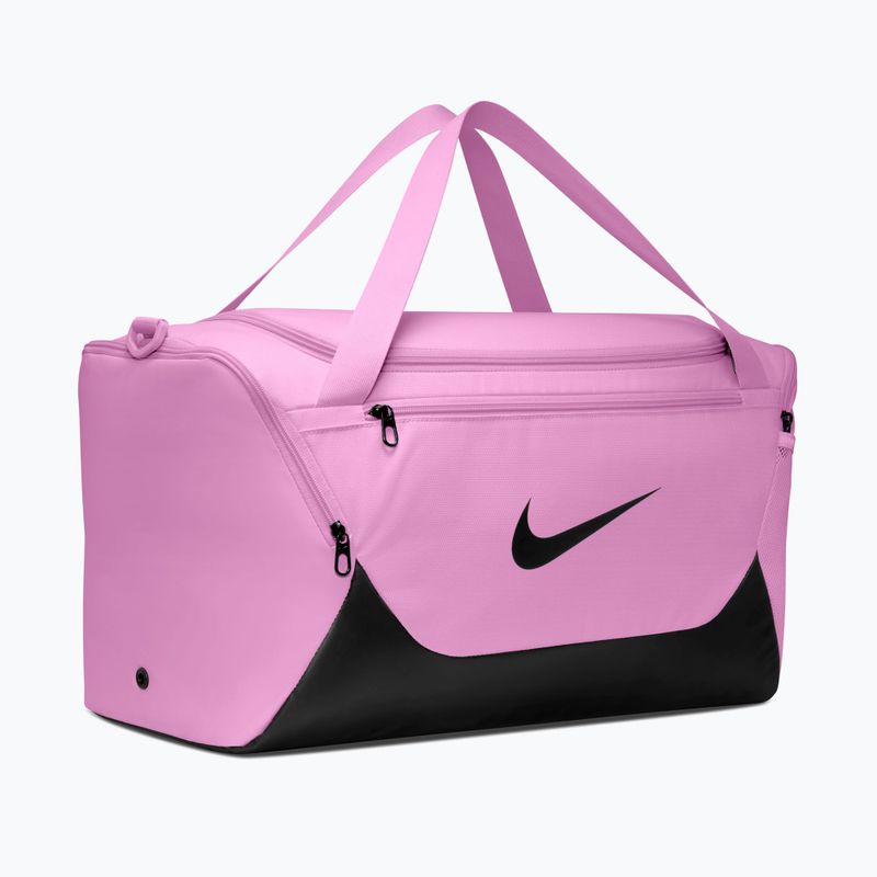 Edzőtáska Nike Brasilia Duffel Small 40 l light magenta/black/black 2