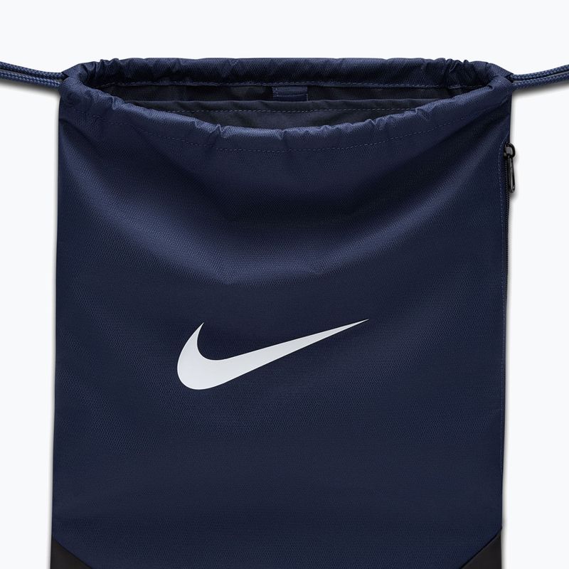 Zsák Nike Brasilia 18 l midnight navy/black/white 3