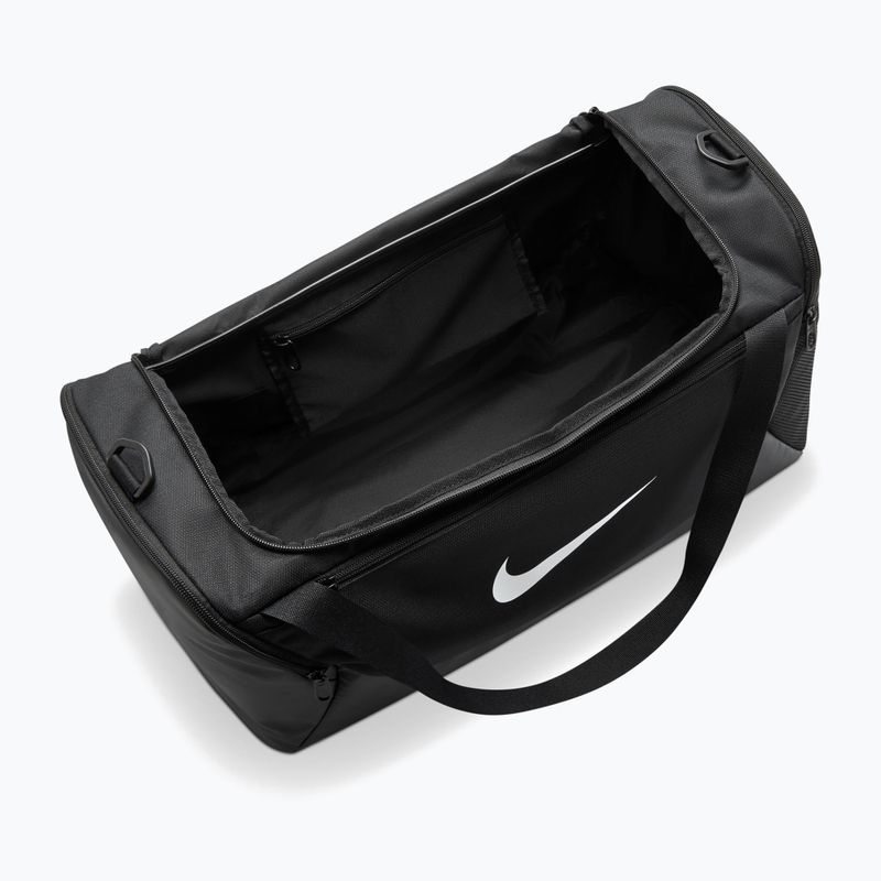 Edzőtáska Nike Brasilia Duffel Small 40 l black/black/white 4