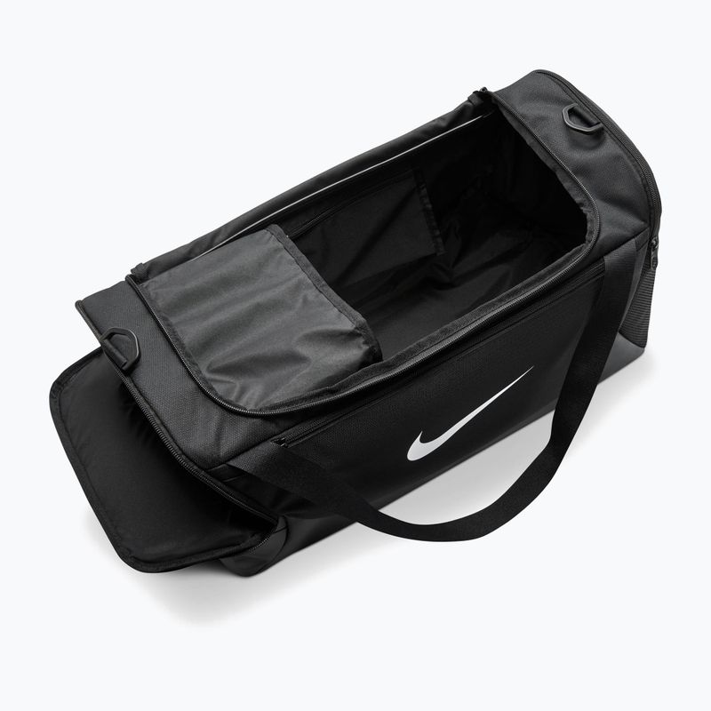 Edzőtáska Nike Brasilia Duffel Small 40 l black/black/white 5