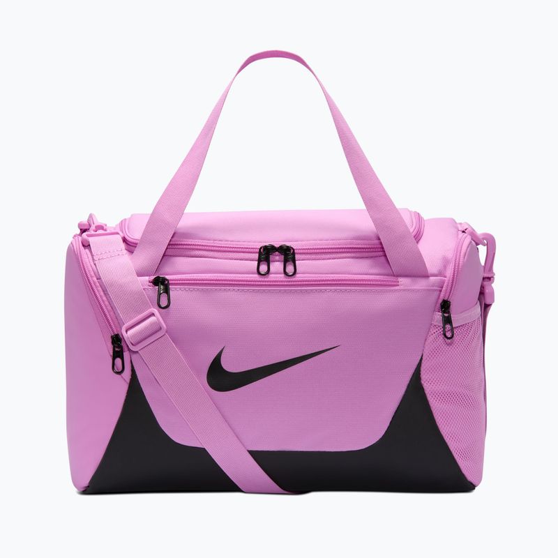 Edzőtáska Nike Brasilia Duffel Extra Small 24 l light magenta/black/black