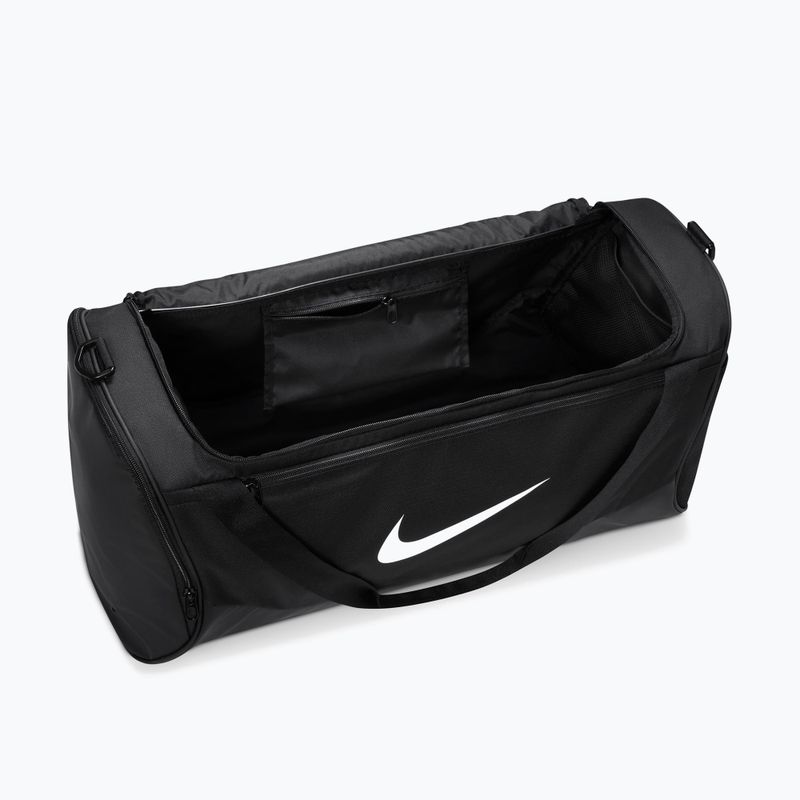 Edzőtáska Nike Brasilia Duffel Medium 60 l black/black/white 4
