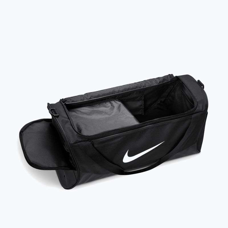 Edzőtáska Nike Brasilia Duffel Medium 60 l black/black/white 5