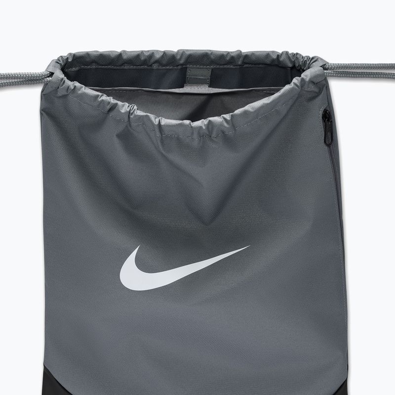 Zsák Nike Brasilia 18 l smoke grey/black/white 3