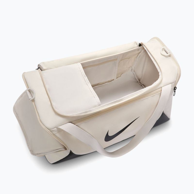 Edzőtáska Nike Brasilia Duffel Small 40 l light bone/black/black 5