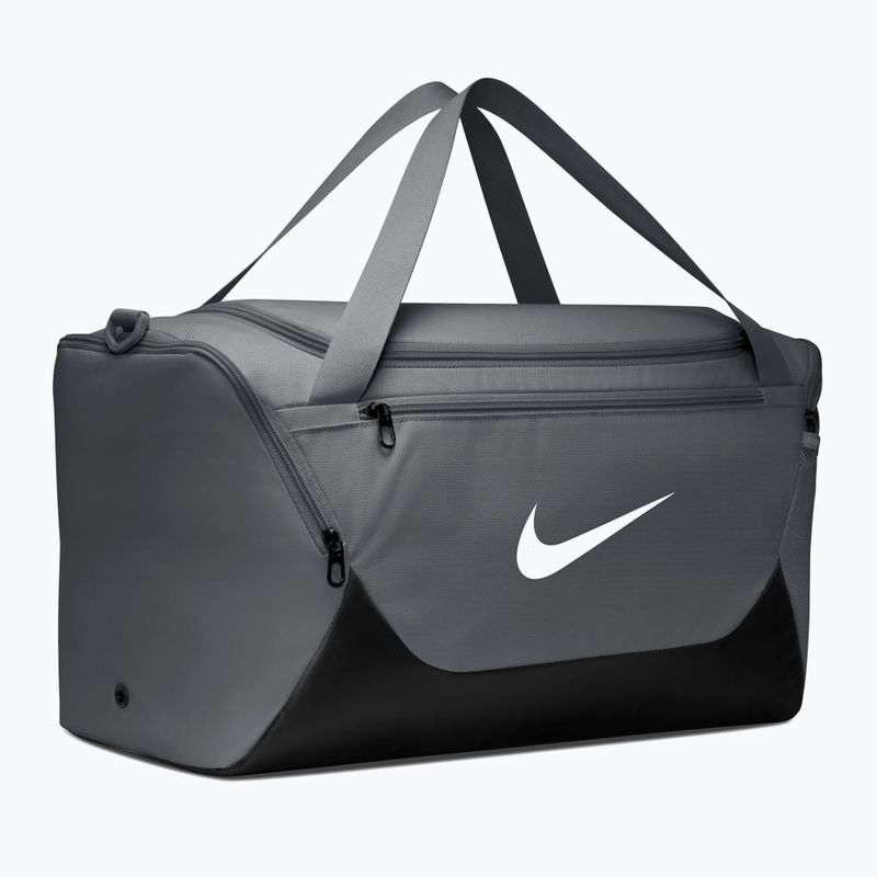 Edzőtáska Nike Brasilia Duffel Small 40 l smoke grey/black/white 2