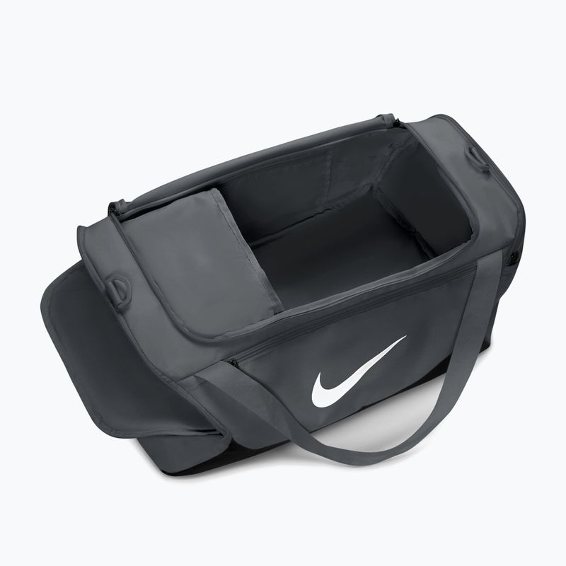 Edzőtáska Nike Brasilia Duffel Small 40 l smoke grey/black/white 4