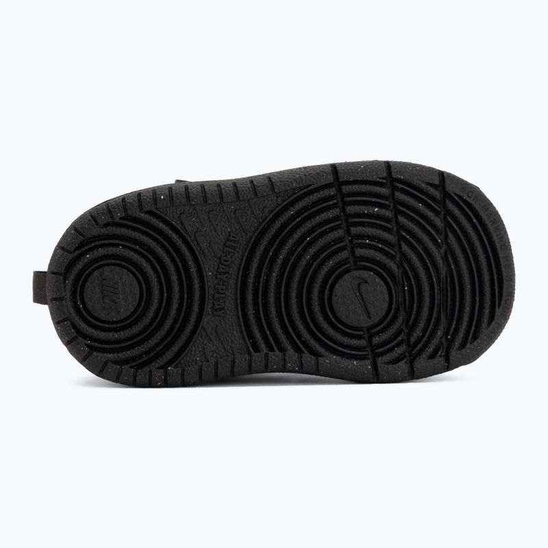 Gyermekcipő Nike Court Borough Low Recraft black/black/white 4