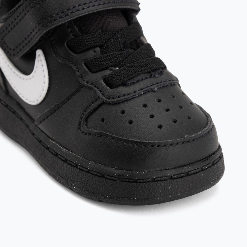 Gyermekcipő Nike Court Borough Low Recraft black/black/white 7
