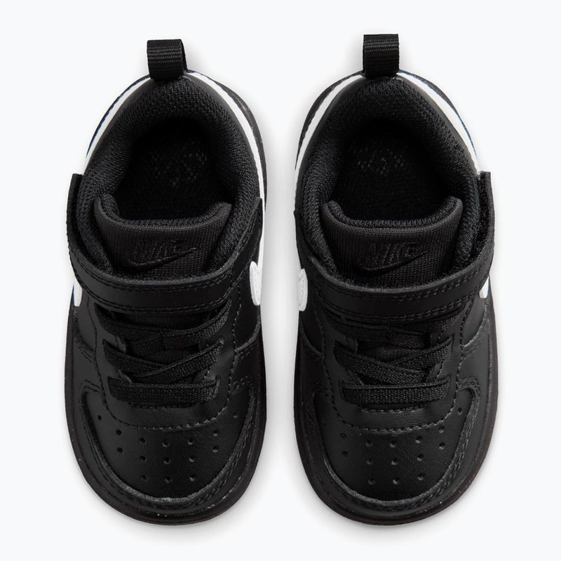 Gyermekcipő Nike Court Borough Low Recraft black/black/white 4