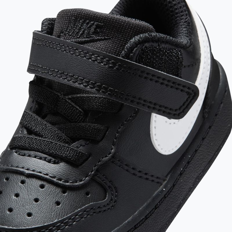 Gyermekcipő Nike Court Borough Low Recraft black/black/white 5