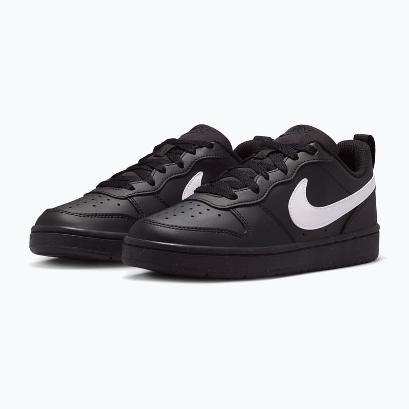 Gyerekcipők Nike Court Borough Low Recraft black/black/white 3