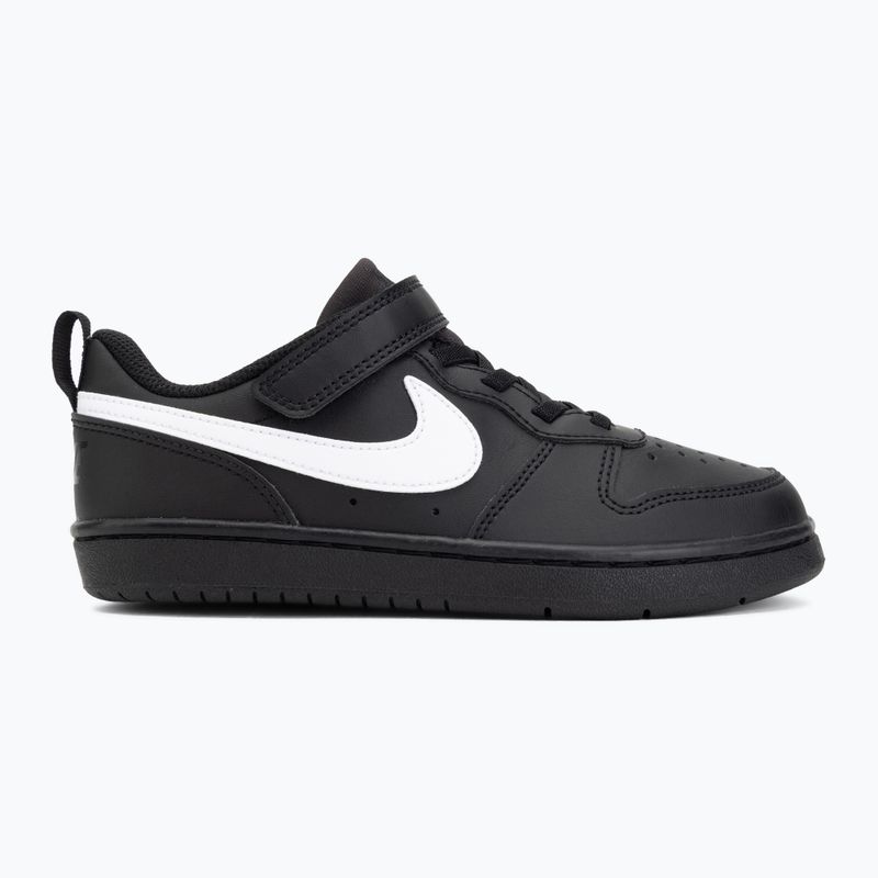 Gyerekcipők Nike Court Borough Low Recraft black/black/white 2
