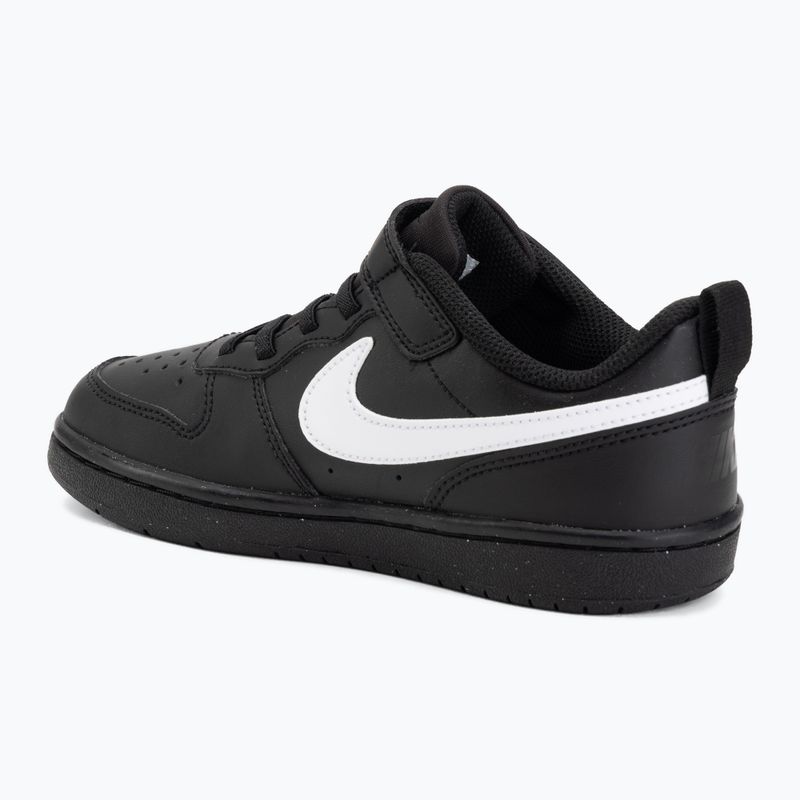 Gyerekcipők Nike Court Borough Low Recraft black/black/white 3
