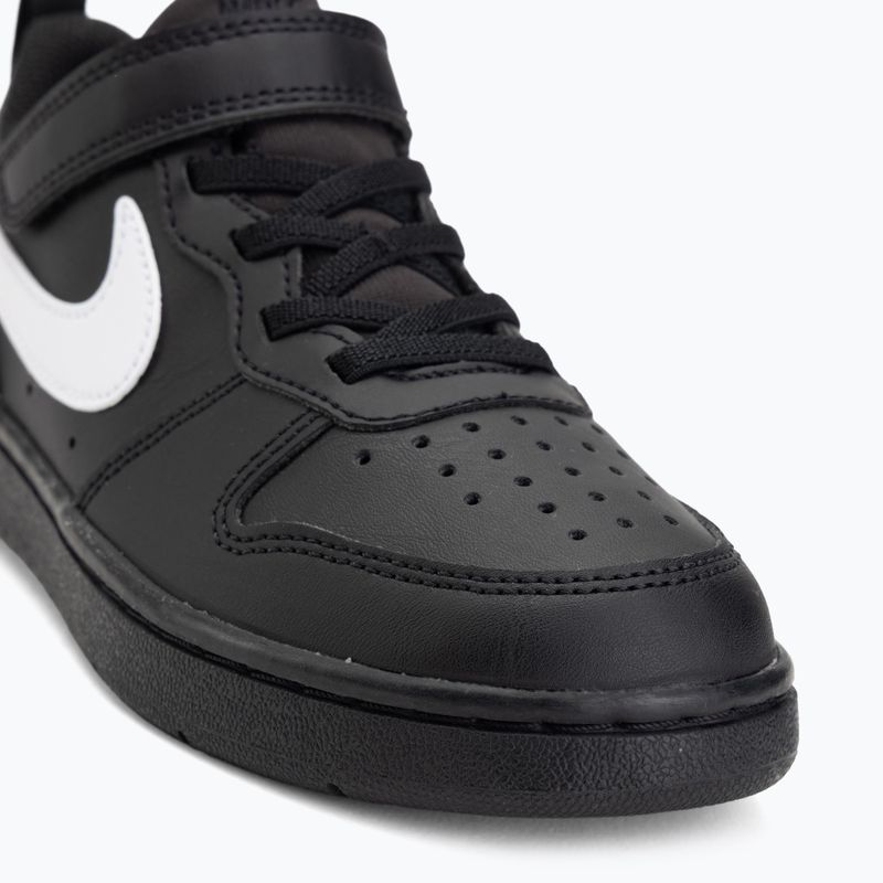 Gyerekcipők Nike Court Borough Low Recraft black/black/white 7