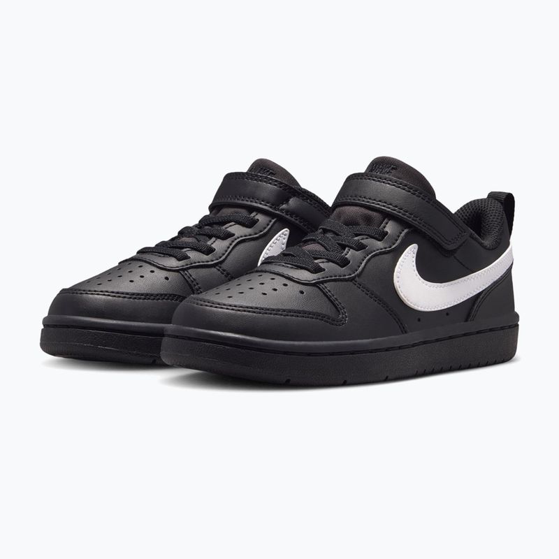 Gyerekcipők Nike Court Borough Low Recraft black/black/white 3