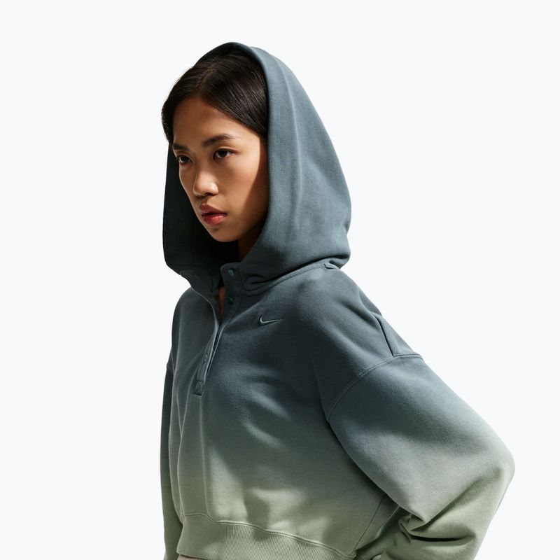 Női pulóver  Nike Sportswear Phoenix Fleece Oversized Henley Hoodie steam/mineral slate 4