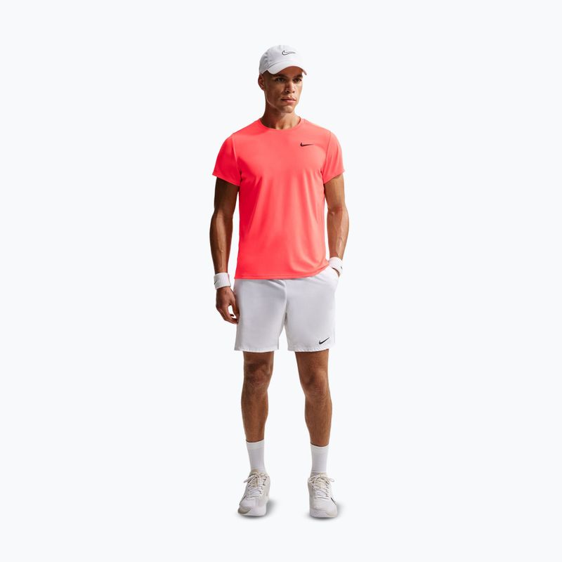 Férfi teniszpóló Nike Court Dri-Fit Victory hot lava/black 2