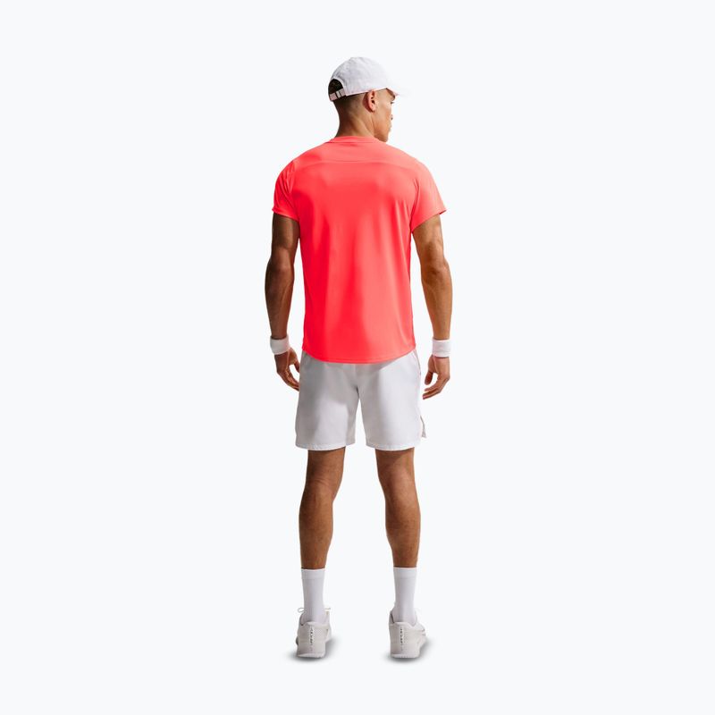 Férfi teniszpóló Nike Court Dri-Fit Victory hot lava/black 3