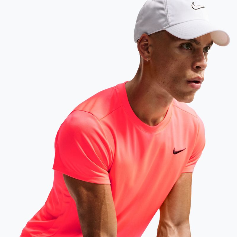 Férfi teniszpóló Nike Court Dri-Fit Victory hot lava/black 6
