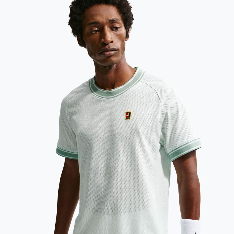 Férfi teniszpóló Nike Court Heritage barely green 4