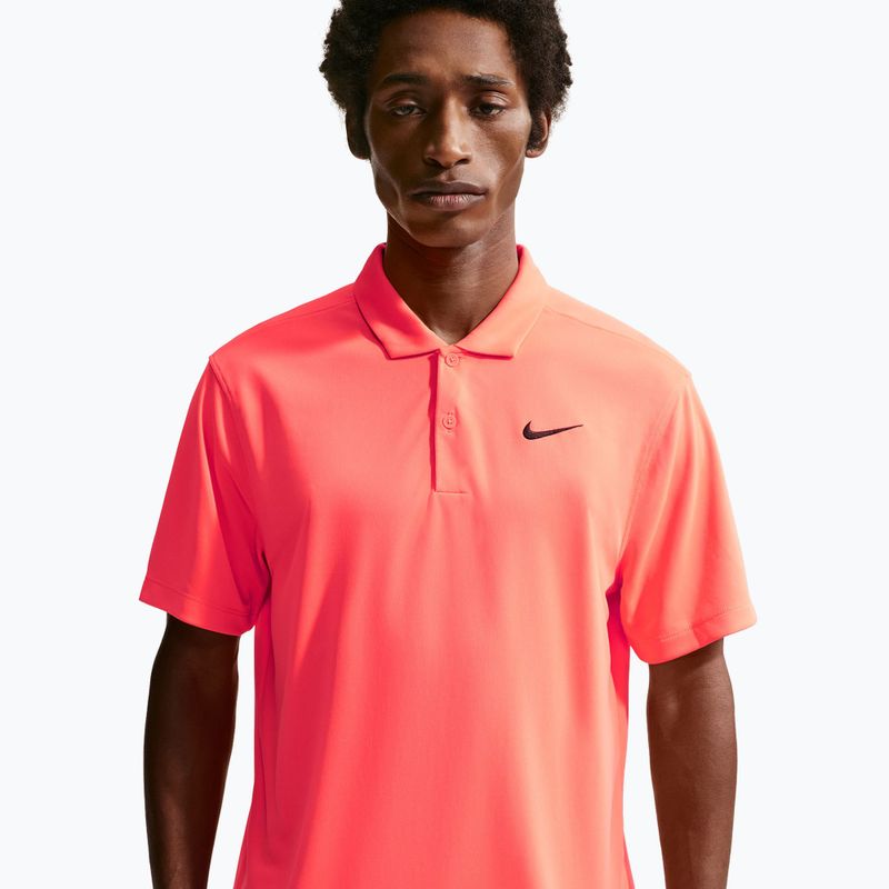 Férfi teniszpóló Nike Court Dri-Fit Polo Solid hot lava/black 4