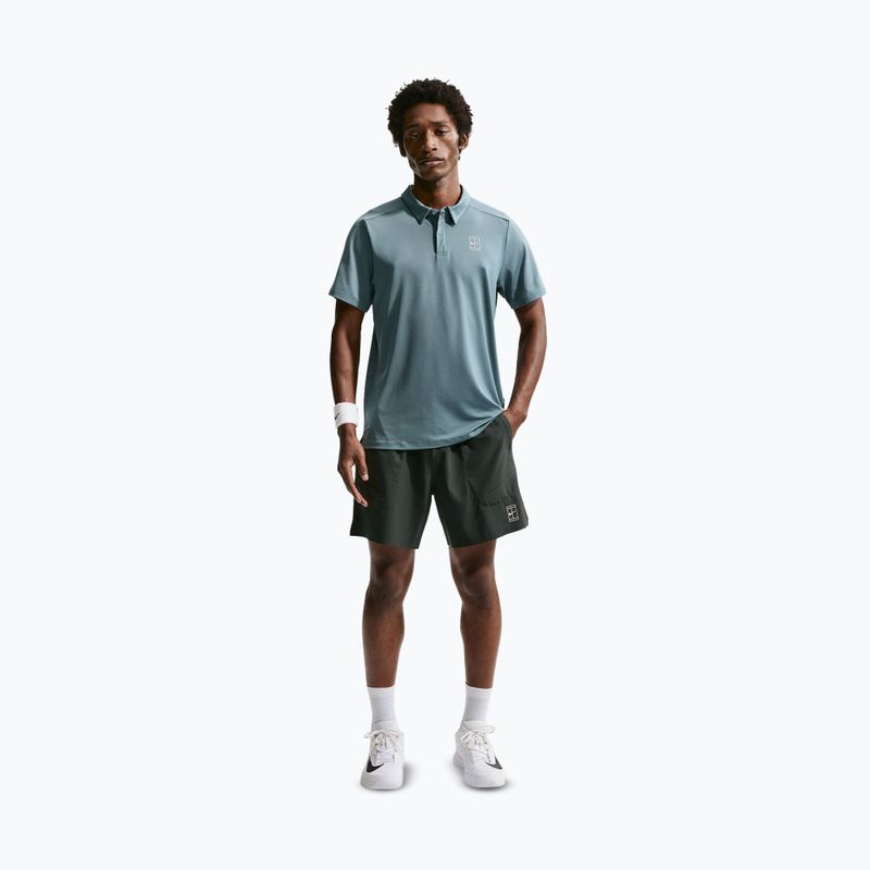 Férfi teniszshort Nike Court Dri-Fit Advantage 6" black spruce/white 2