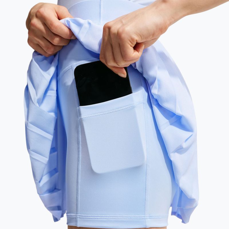 Teniszszoknya Nike Victory Dri-Fit High-Waisted Pleated hydrogen blue/hydrogen blue/white 8