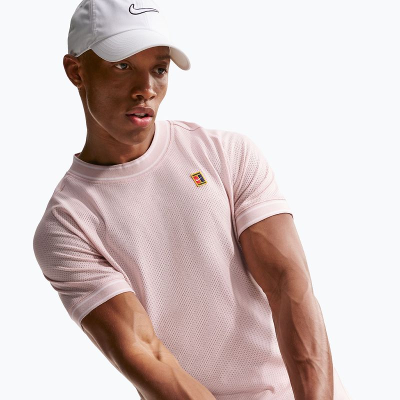 Férfi teniszpóló Nike Court Heritage silt red 6