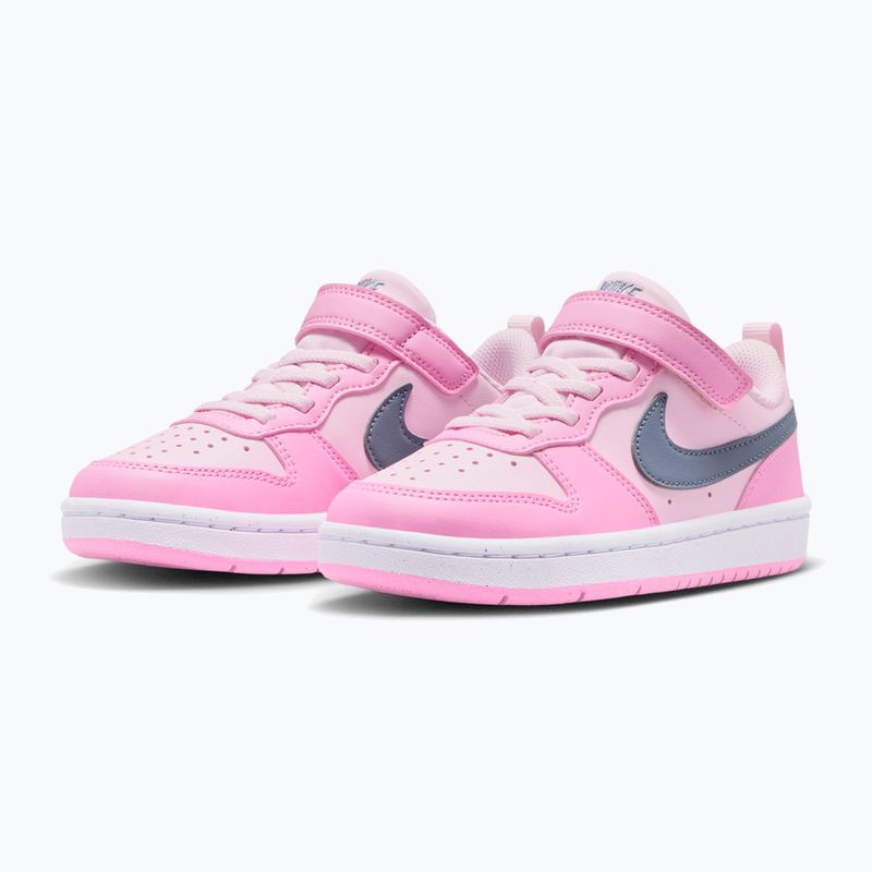 Gyerekcipők Nike Court Borough Low Recraft pink foam/pink rise/white/ashen slate 3